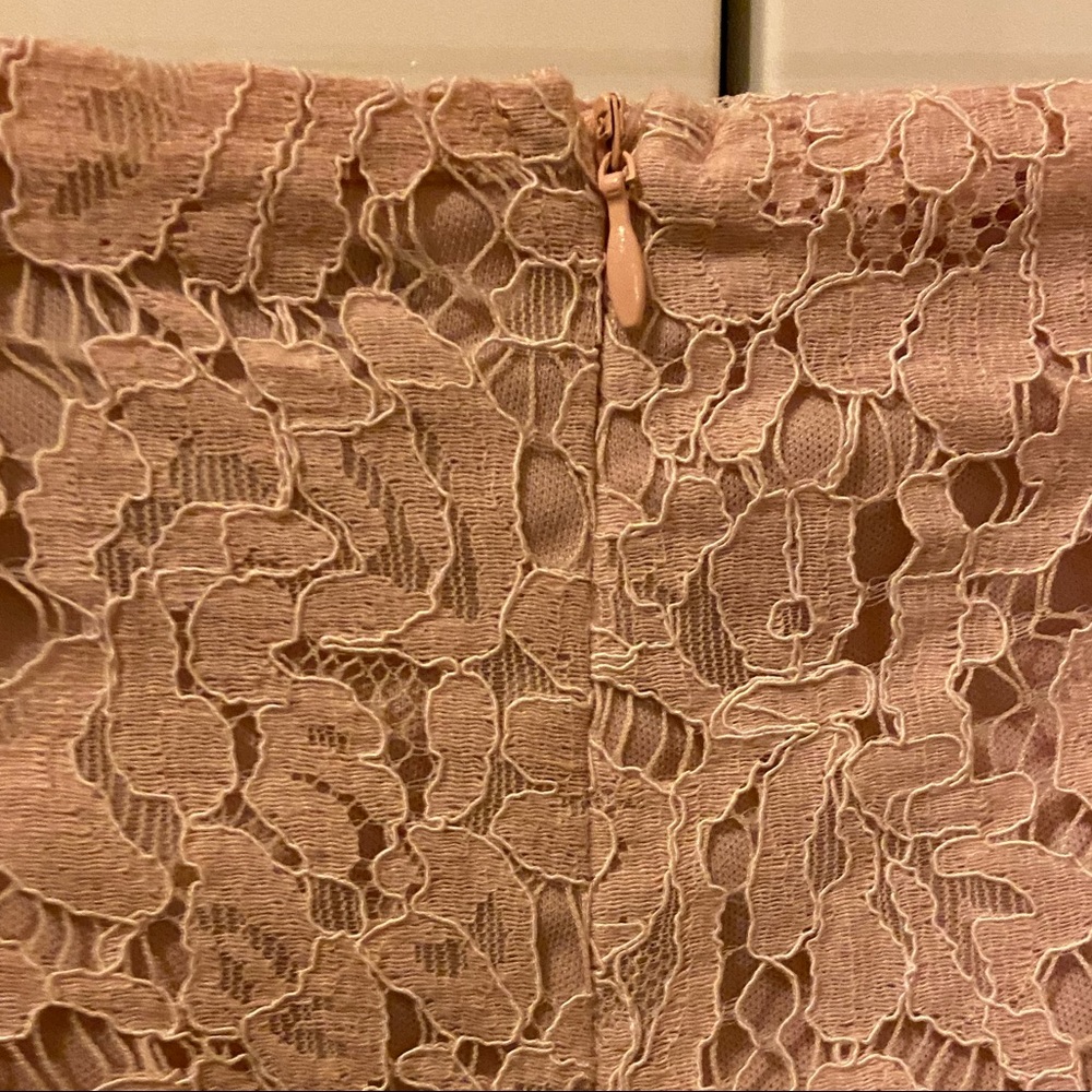 Lulus Pink Tiered Lace Skirt - Picture 9 of 12